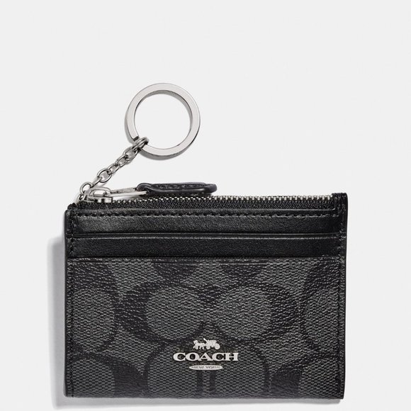 Mini Skinny Id Case In Signature Canvas - Picture 14 of 15